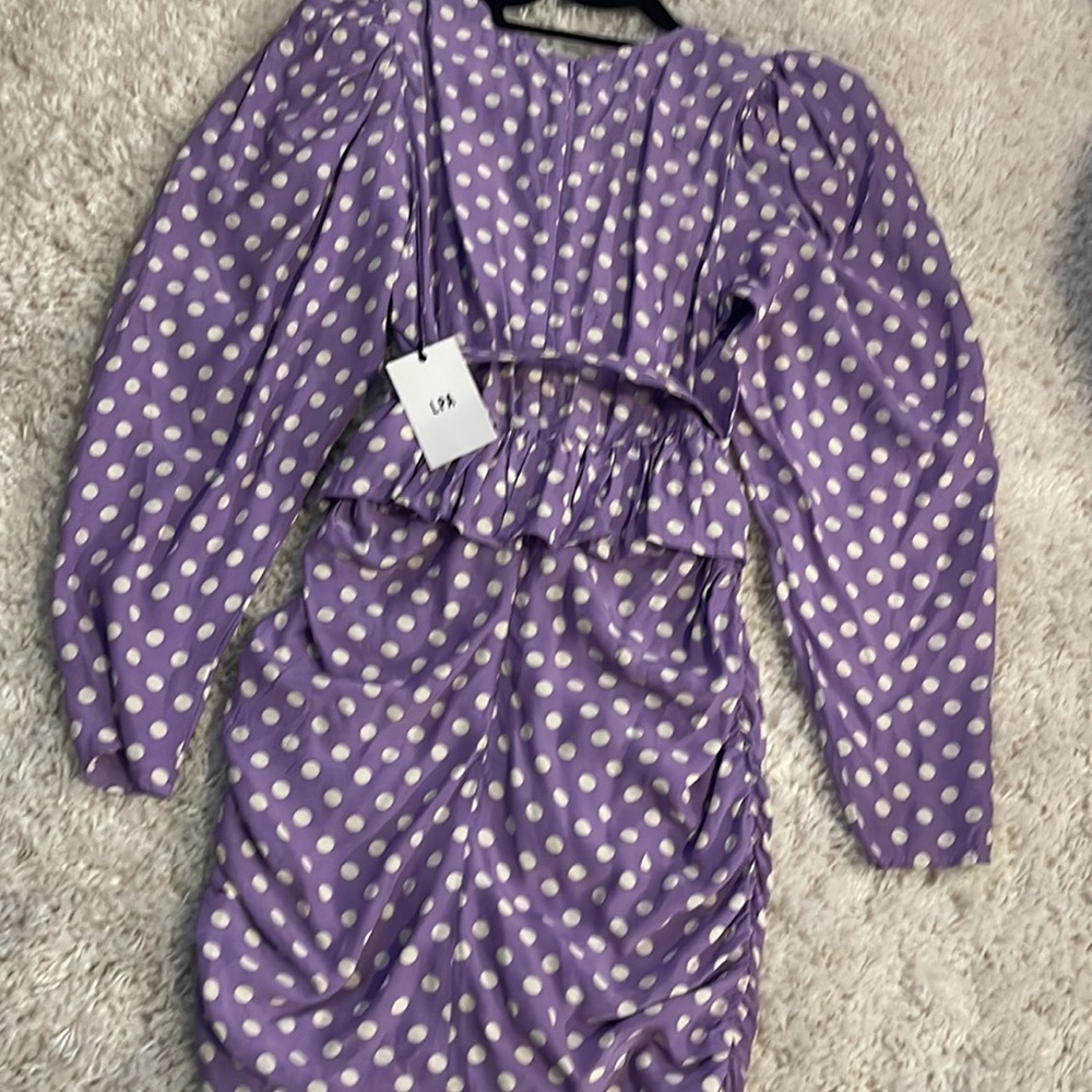 New! LPA Ailisa Annette dot XS dress CUTE! - Picture 11 of 11